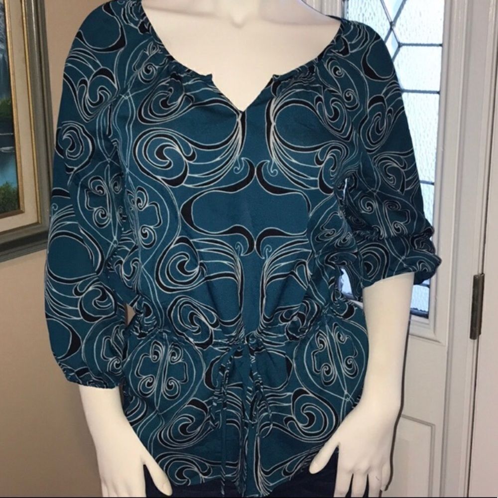 Banana Republic Drawstring Top Size Small
